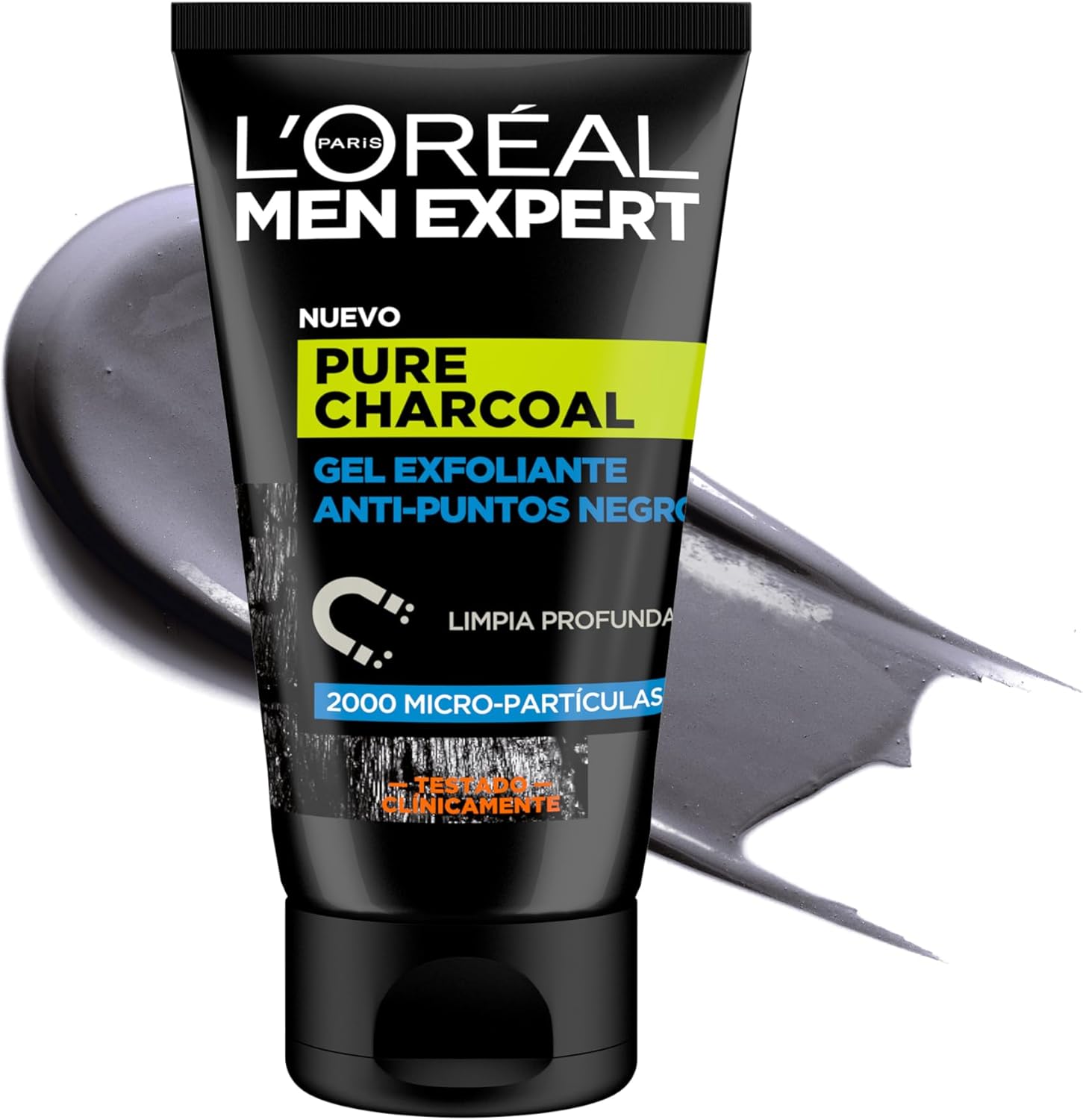Gel exfoliante L’Oréal Paris Men Expert Pure Charcoal por 3,55€ en compra recurrente (compra 3 por el precio de 2)