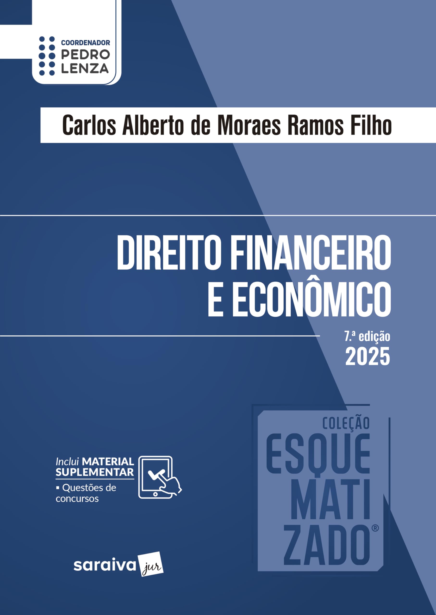 Capa de Coleção Esquematizado - Direito Financeiro e Econômico - 7ª Edição 2025