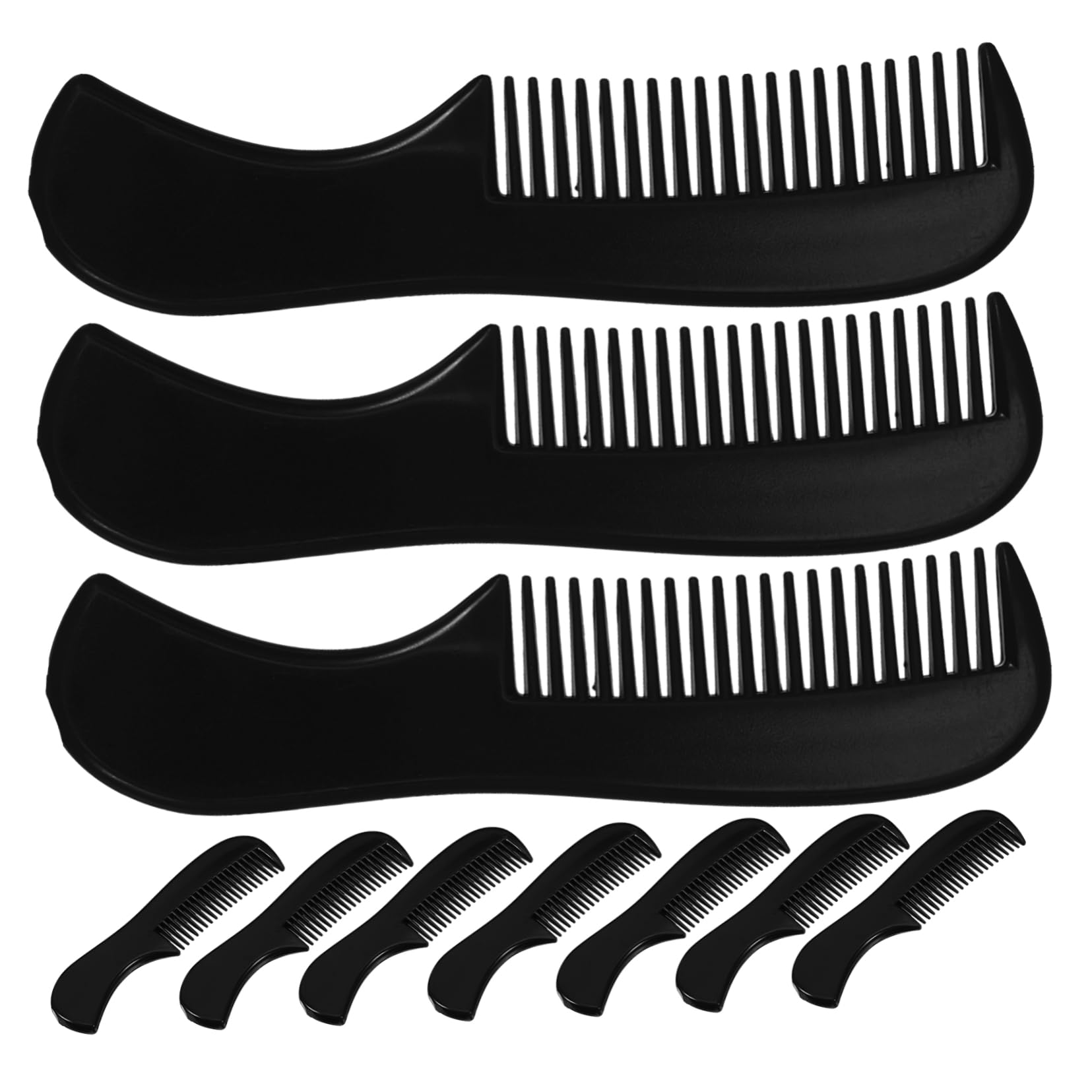 minkissy 50 Pz pettine per barba pettine compatto pettini per da uomo multiuso pettini per barba per da donna per uomo da plastica
