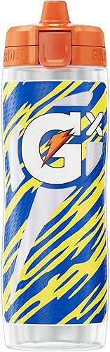 Gatorade Gx NFL - Botellas antideslizantes para apretar, sistema de hidratación Gx y cápsulas concentradas de bebidas deportivas Gx