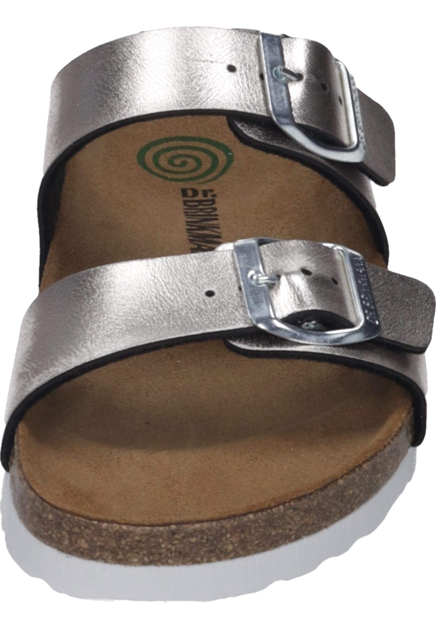 Dr. Brinkmann Damen-Pantolette silber (92)
