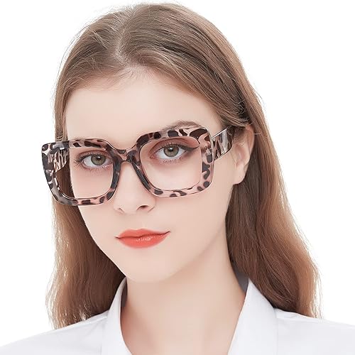 MARE AZZURO Gafas de lectura para mujer, de gran tamaño, cuadradas, para lectores 1.0, 1.25, 1.5, 1.75, 2.0, 2.25, 2.5, 2.75, 3.0, 3.5, 4.0, 5.0, 6.0