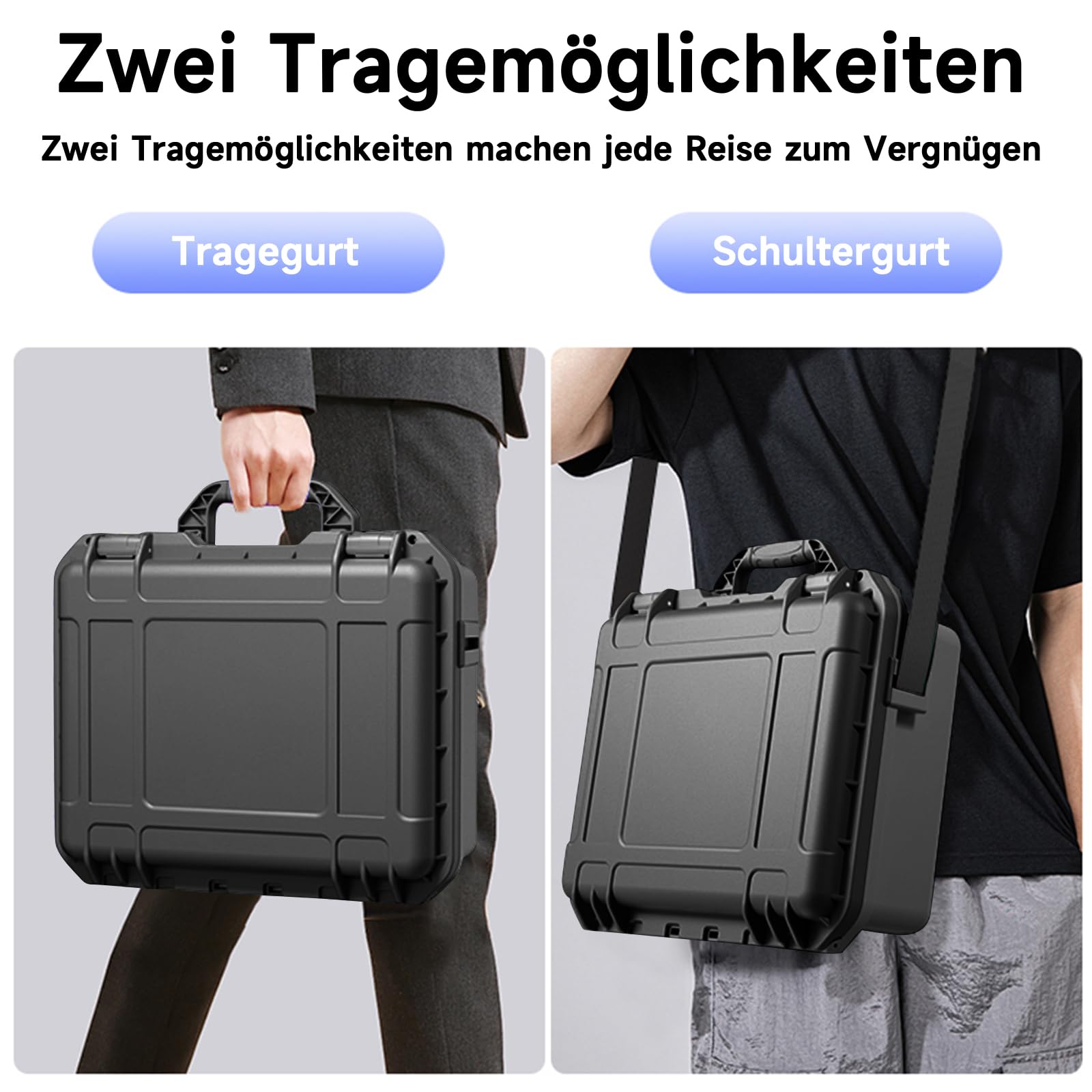 Coque rigide pour Switch 2 (2025), Professional Deluxe IP67, étanche, pour Switch 2 All In One avec 8 cartes de jeu, station d'accueil, manette, câble HDMI et autres accessoires, noir