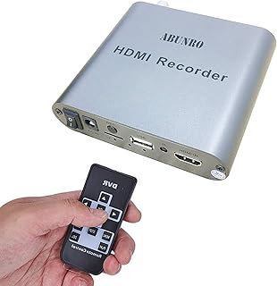 HDMI Capture Video recorder and playback, Input & Passthrough 1080P 60FPS Record & Live Stream 1080P 60hz - Record & Live Stream from HDMI, Gaming Systems, Camcorders, DSLRs - No Computer Required