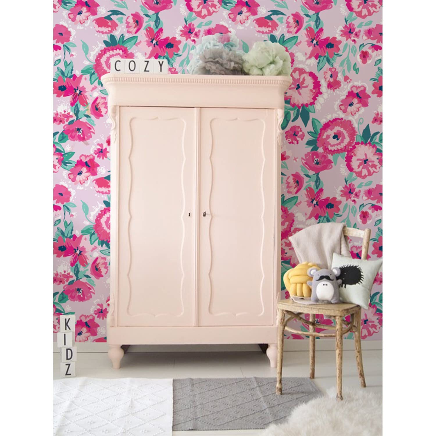 Papier peint prairie de fleurs lumineuses pour illuminer votre chambre et salon cocooning