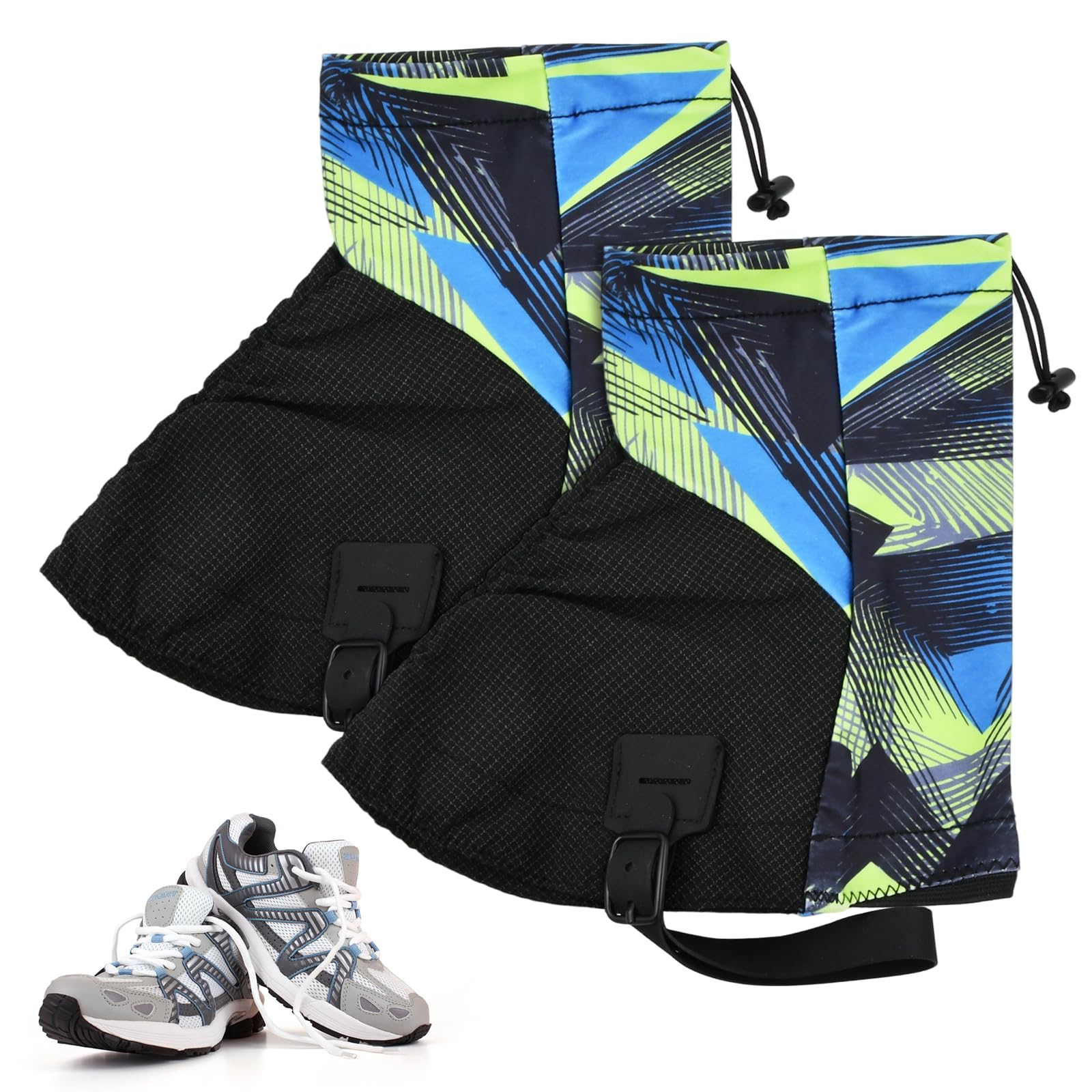 Ghette Basse Protettive per Trail Running, Trekking, Alpinismo, Jogging - Ghette Basse Luminose e alla Caviglia, Universale per Taglie 36-45