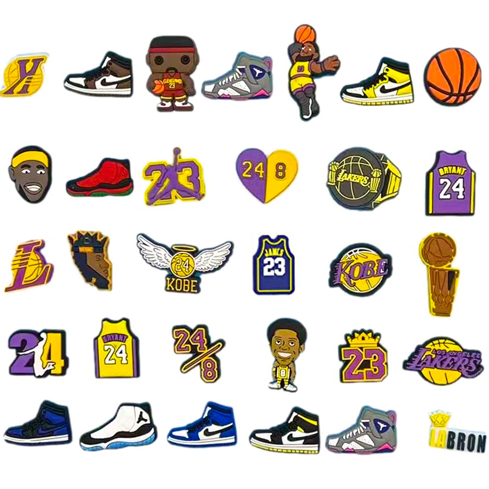 PVC Shoe Trims Waterproof Shoe Trims,Shoe Charm Accessories Charms,Shoelaces Bracelets Wrist Straps,Shoe Decorations Bracelet Accessories Charms