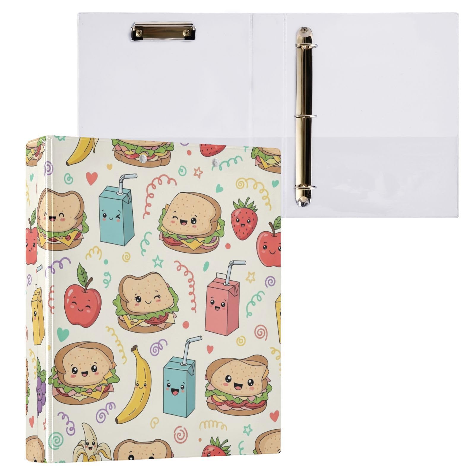 Raccoglitore a tre anelli a D flessibile, 3,8 cm, confezione da 2