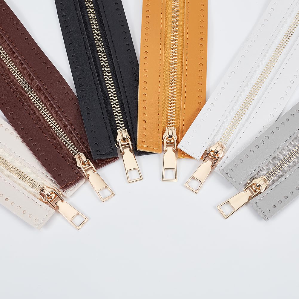 KEDFZY Reißverschluss Set 2 Stück 24cm - Nylon Spiralreißverschlüsse Für Nähprojekte