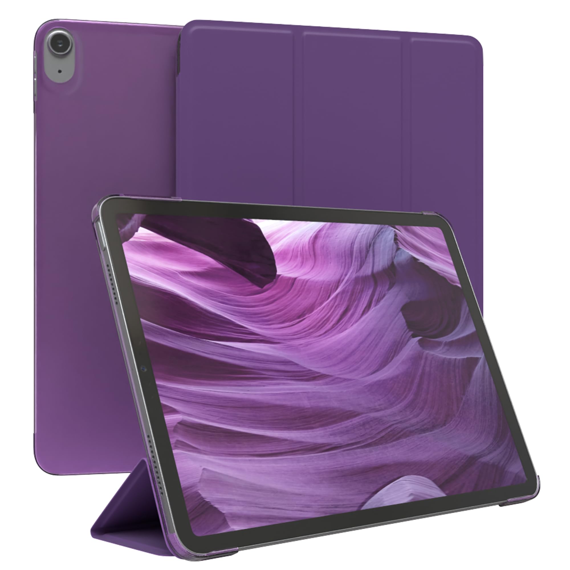 EAZY CASE Schutzhülle für iPad Air 4 / Air 5 - Lila, 10,9" Smart Cover Tablet Case