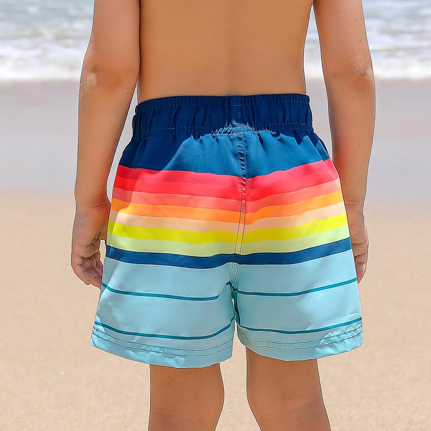 Angel season Boys Swim Trunks Toddler Kids Swimsuits for Boys Swimming Bathing Suits Quick Dry Kid Board Short Size 2-10