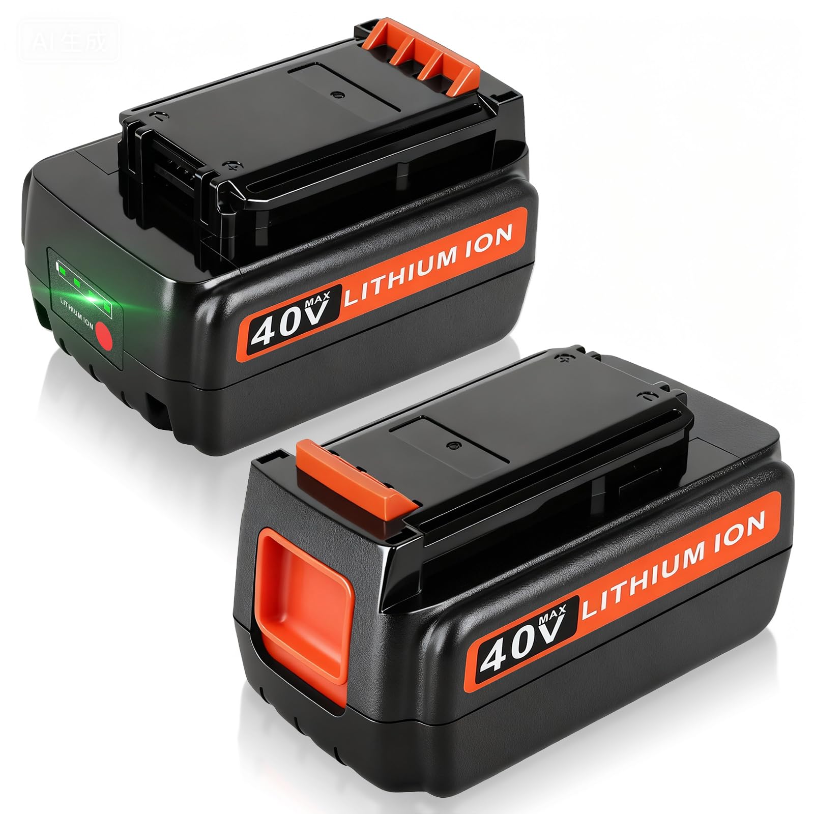 CPY 2 Pack 3.5Ah Lithium 40Volt Battery Replacement for Black and Decker 40V Battery LBX1540 LBX2040 LBX2540 LBXR36 LBXR2036