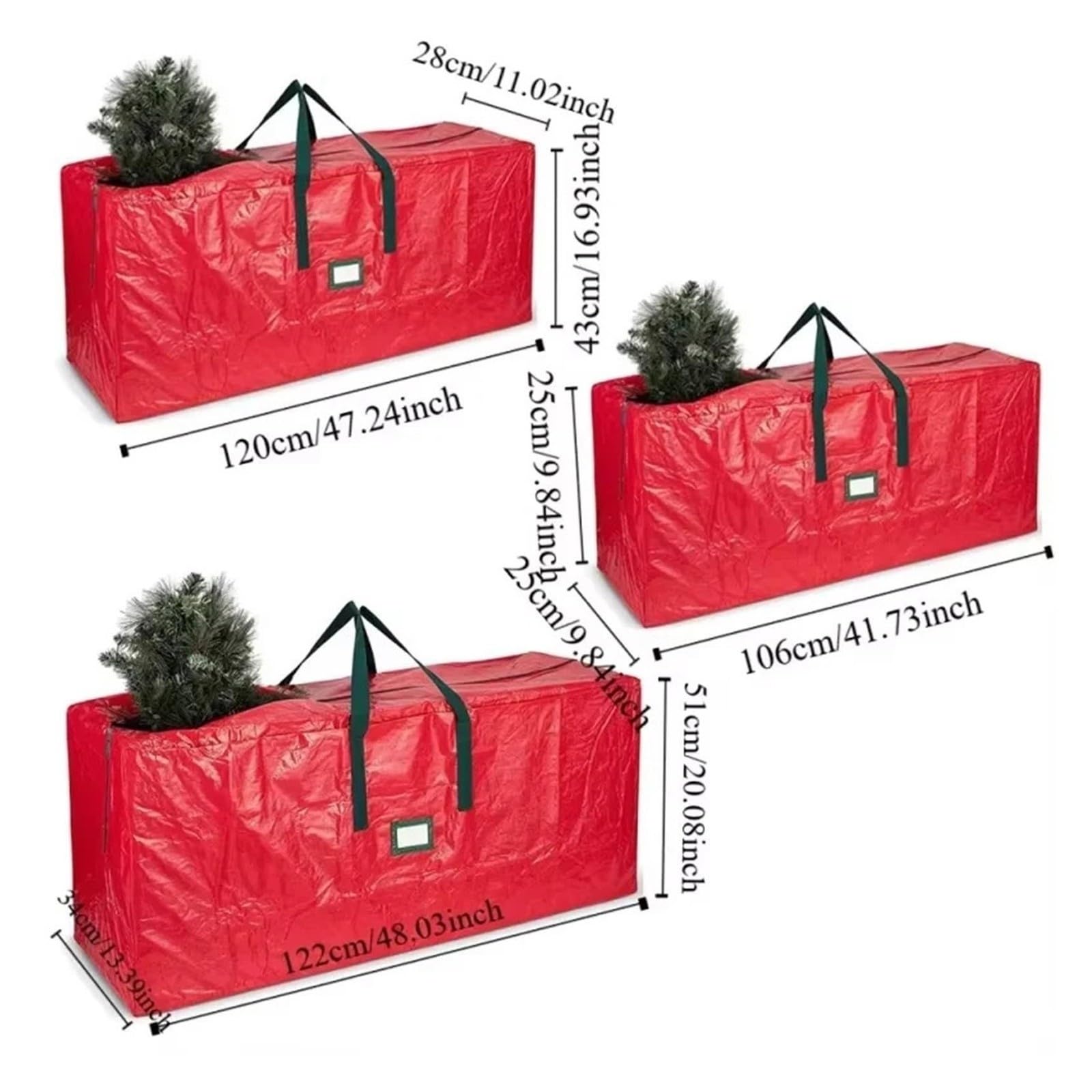 Bolsa de almacenamiento for árbol Navidad Oxford 7,5 a 9 pies