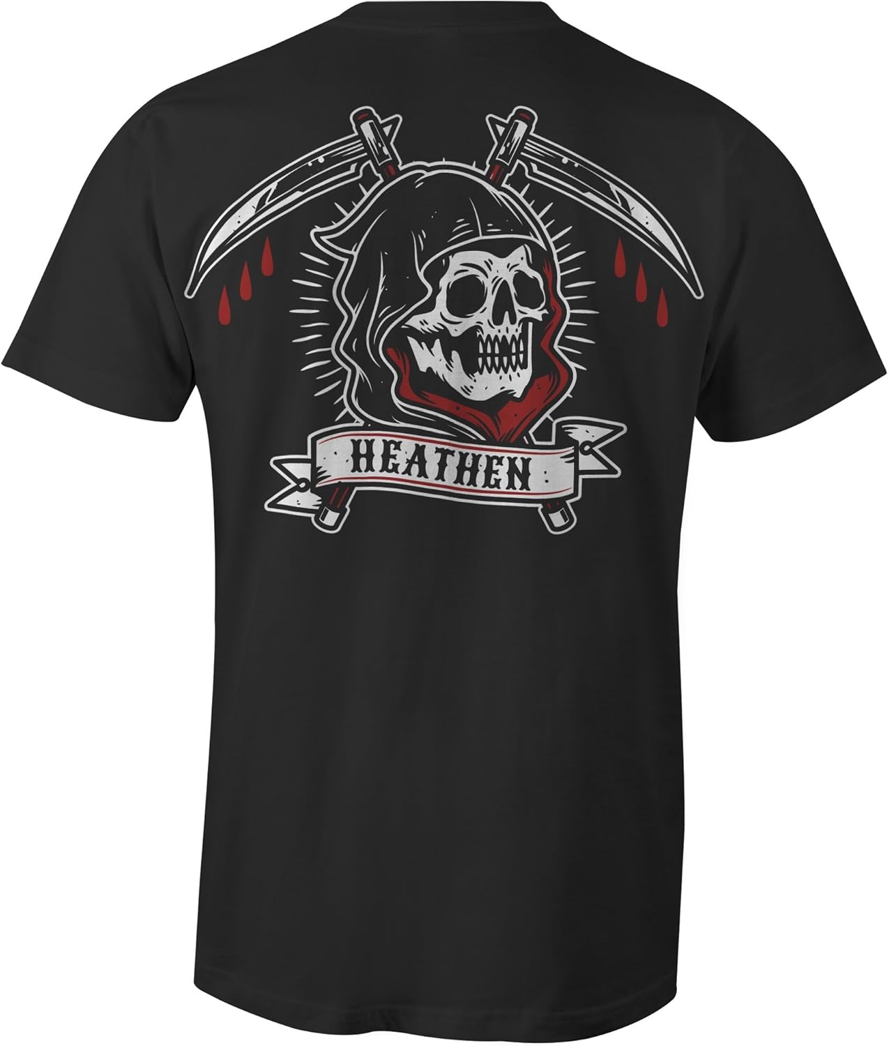 Heathen "Reaper T-Shirt (6X-Large, Black)