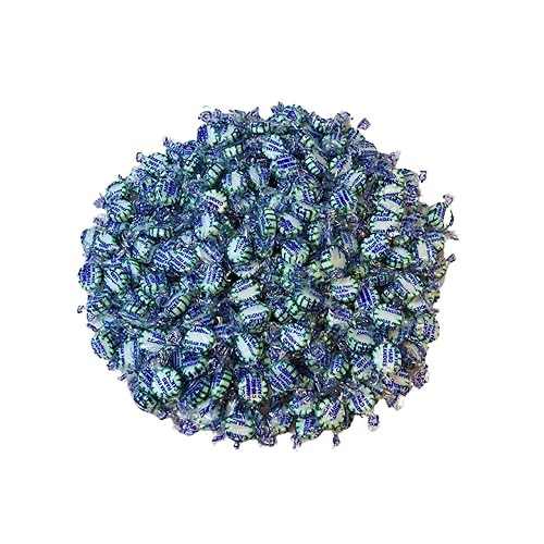 Caramelos duros de menta verde sin azúcar, bolsa a granel de 3 libras envueltos individualmente, aptos para dieta cetogénica y diabéticos, caramelos