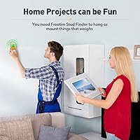 Vista 6 de Detector Buscador de Vigas de Pared - 5 en 1 Localizador Electrónico de Vigas de Madera y Metal con Sensor de Borde y Centro para Detección