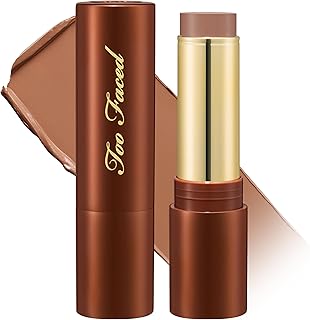 Too Faced Chocolate Soleil Melting Bronzing & Sculpting Stick | Multi-Use, Contour + Cream Bronzer Stick | Lightweight, Satin-Finish with Buildable Coverage, 0.28 Ounce