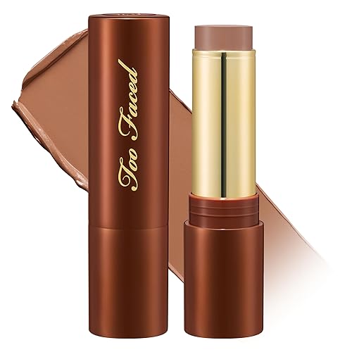 Too Faced Chocolate Soleil Melting Bronzing & Sculpting Stick | Multi-Use, Contour + Cream Bronzer Stick | Lightweight, Satin-Finish with Buildable Coverage, 0.28 Ounce