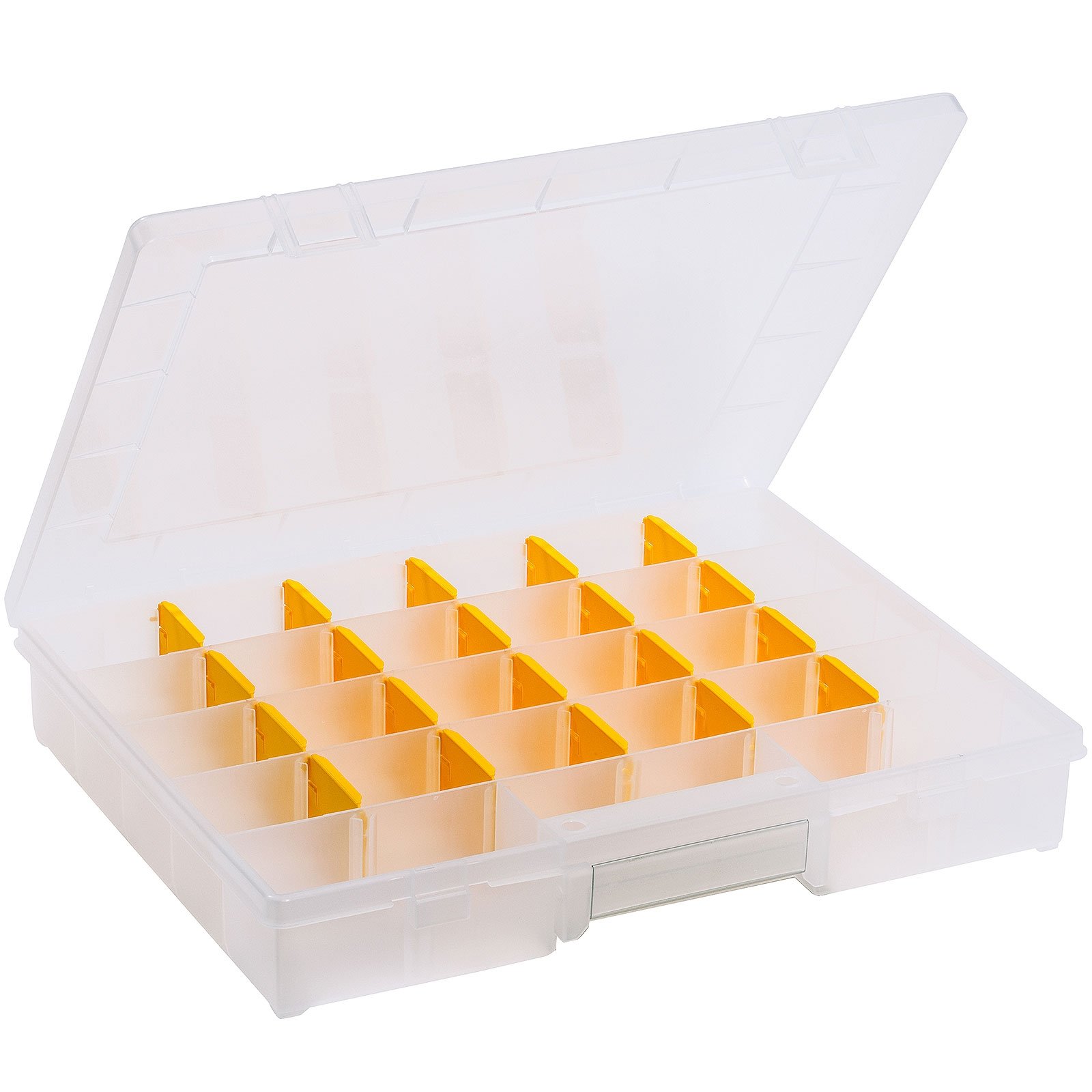 Allit Sortimentskasten EuroPlus 37 x 29,5 x 6 cm transparent Aufbewahrung
