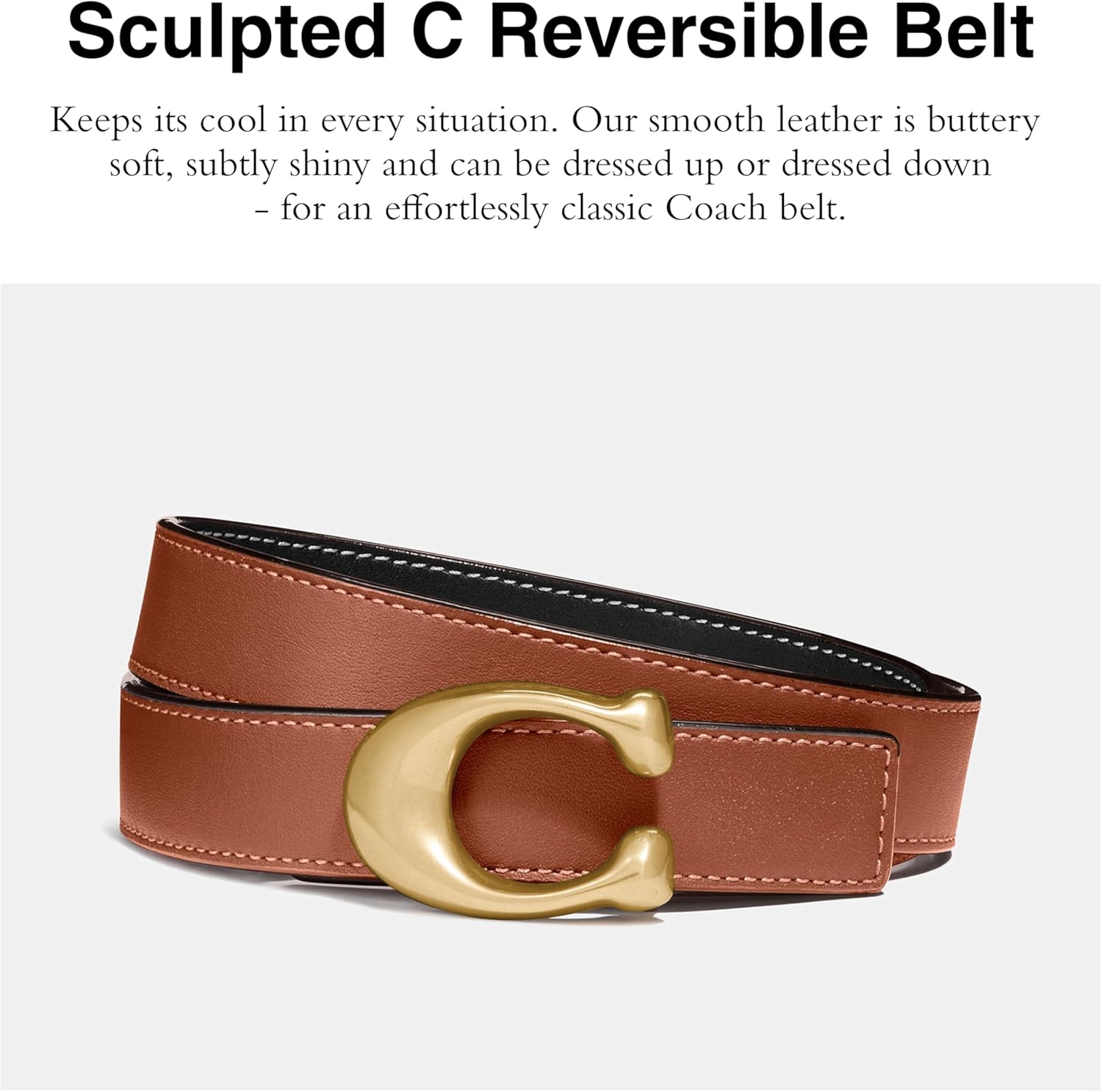 COACH C Hardware Reversible Belt, 25 Mm - Image 2