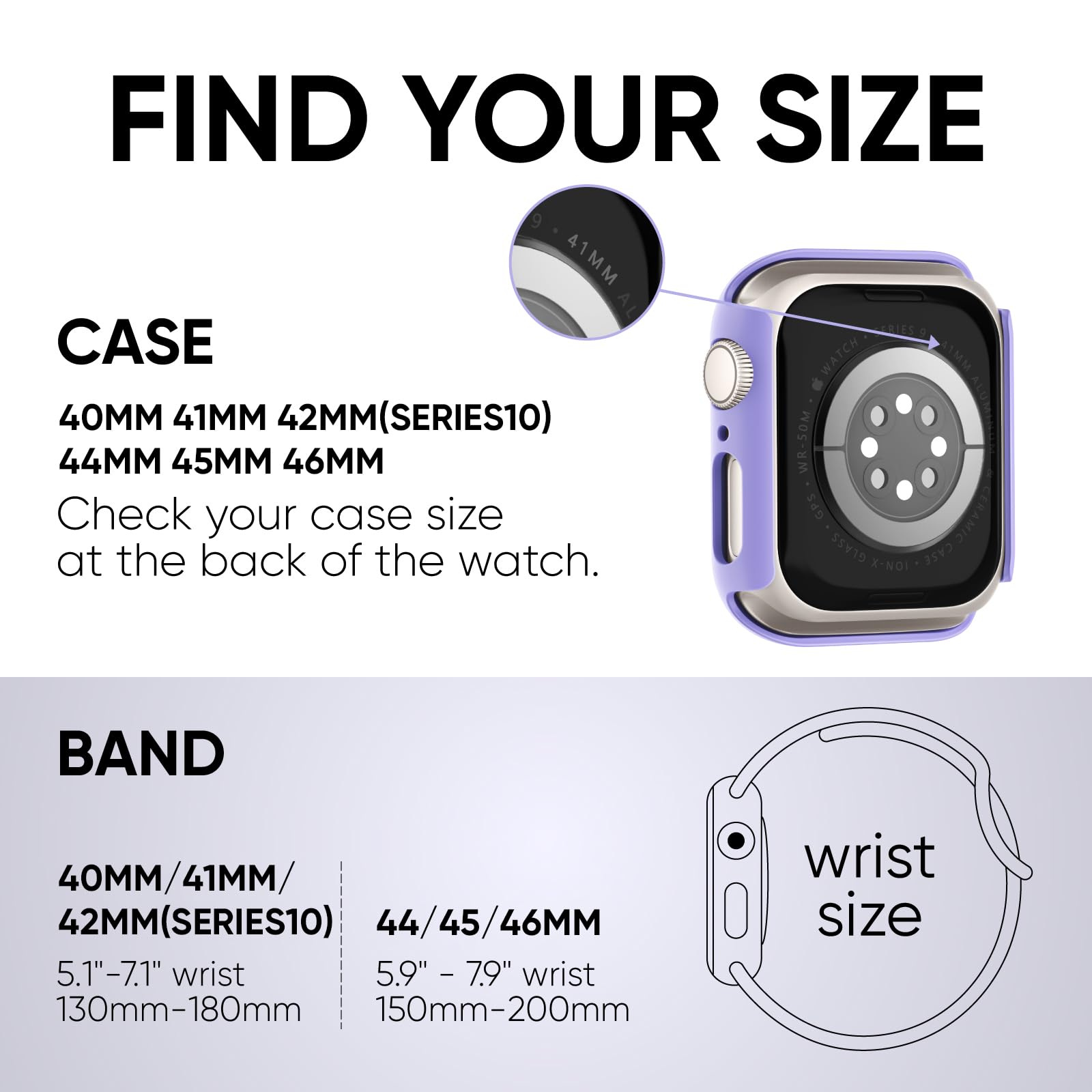 Joehwerr Cinturino 3 in 1 per Apple Watch da 40 mm, 41 mm, 44 mm, 45 mm, con custodia e pellicola protettiva, cinturino sportivo in silicone e custodia protettiva con vetro temperato 9H, per iWatch