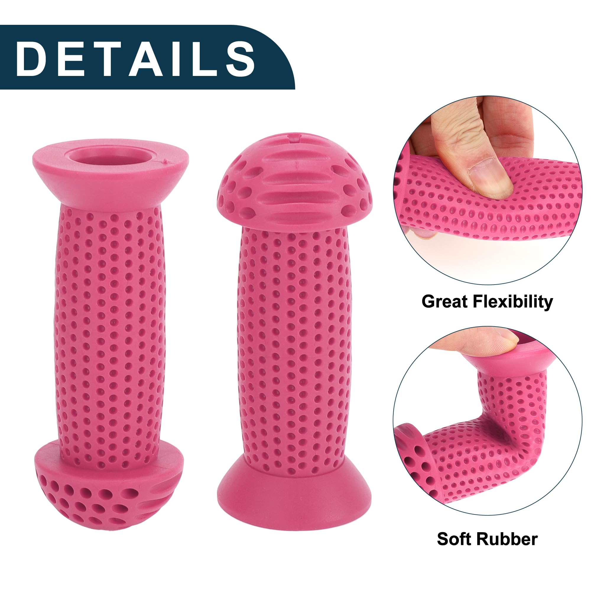 TUCKBOLD Child Bike Handlebar Grips Covers 100mm Long Soft - Image 3