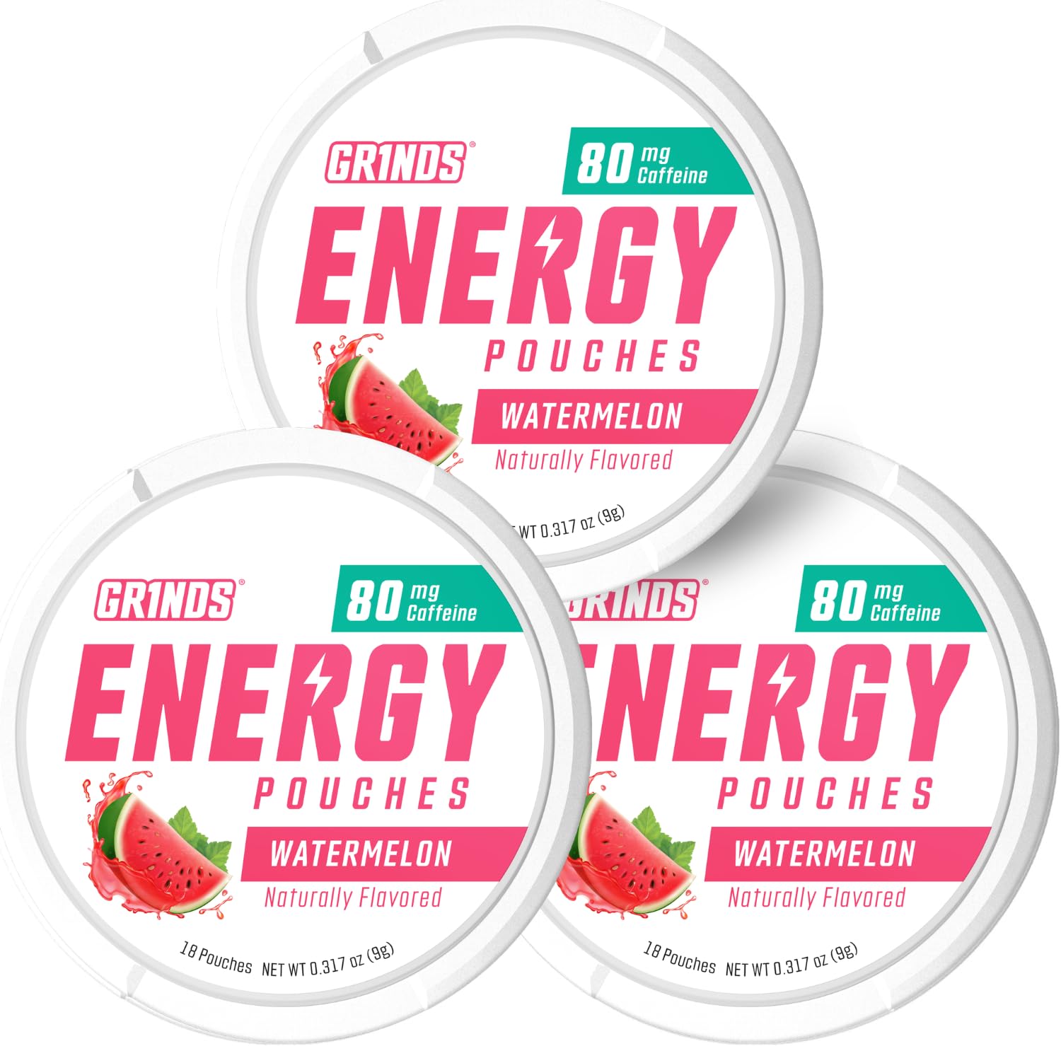 GRINDS Energy Pouches Sampler, Wintergreen, White Peach, Sour Apple, 3 Cans — Amazon image 15
