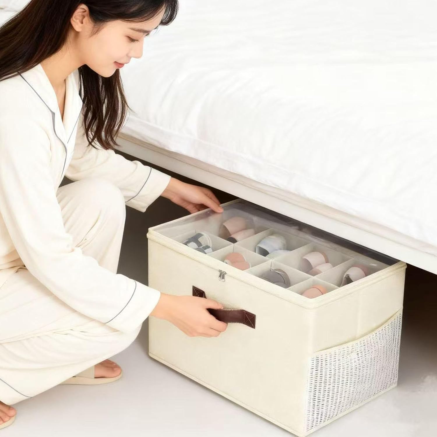 Shoe Storage Box Shoe Protector Handle Design Portable Carry Bag for Shoes Clothes Storage Tall Boot Waterproofs Shoe Protect