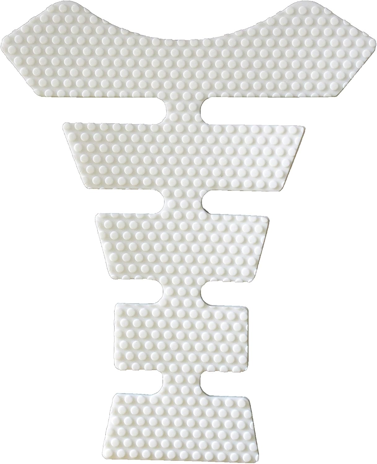 Motorcycle Tank Pad Protector, Universal, 7"x8.6", White