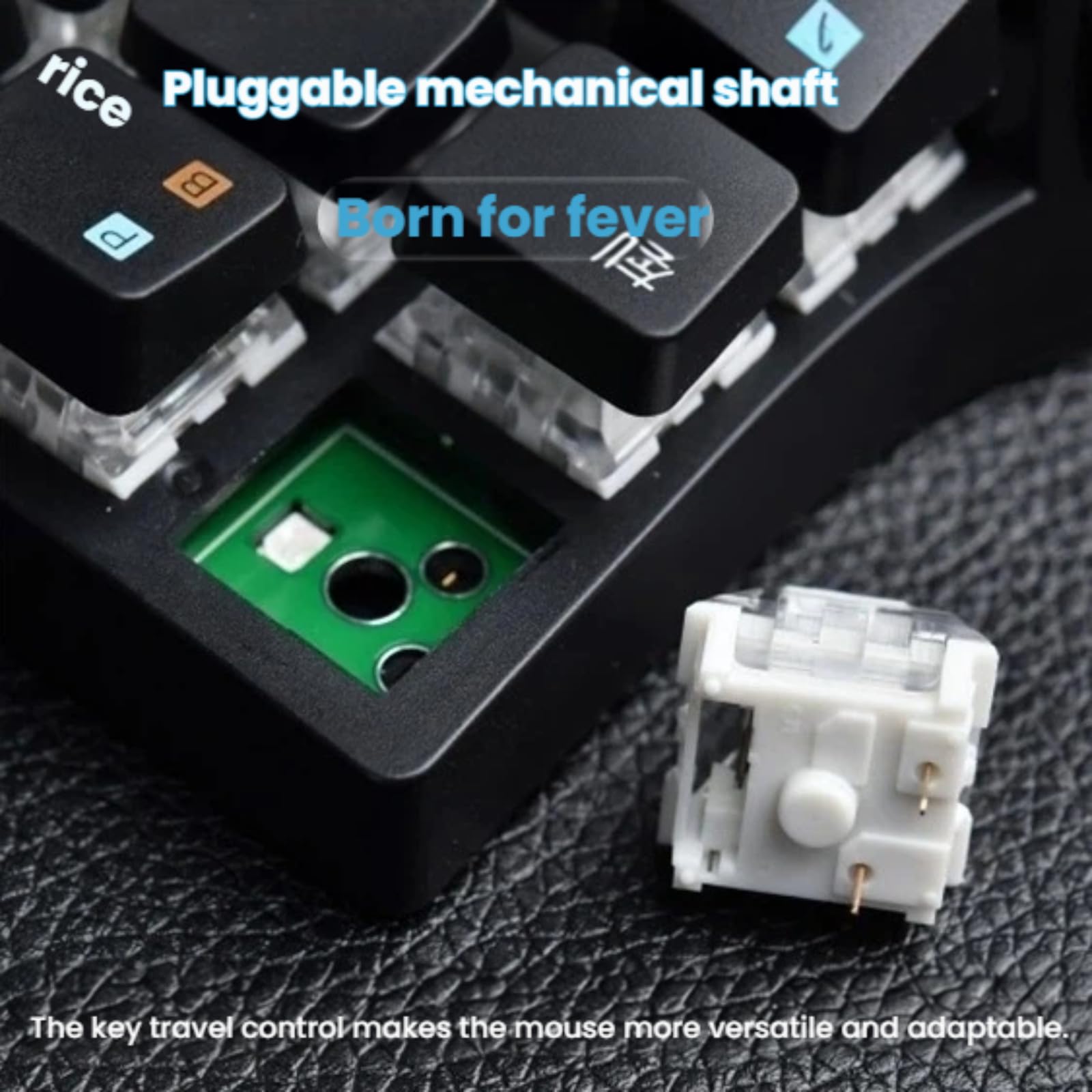 Ratón para juegos con cable de 9 botones programables con interruptores mecánicos intercambiables en caliente, rueda de desplazamiento lateral, retroiluminación RGB, sensor óptico de alta precisión