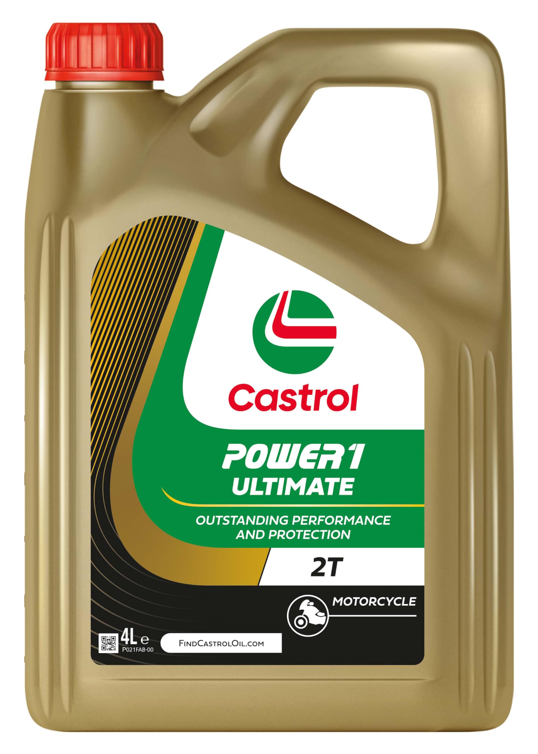 Castrol POWER1 ULTIMATE 2T Motoröl, 4L | fortschrittliches Motorenöl für moderne, hochdrehende und leistungsstarke 2-Takt-Motoren