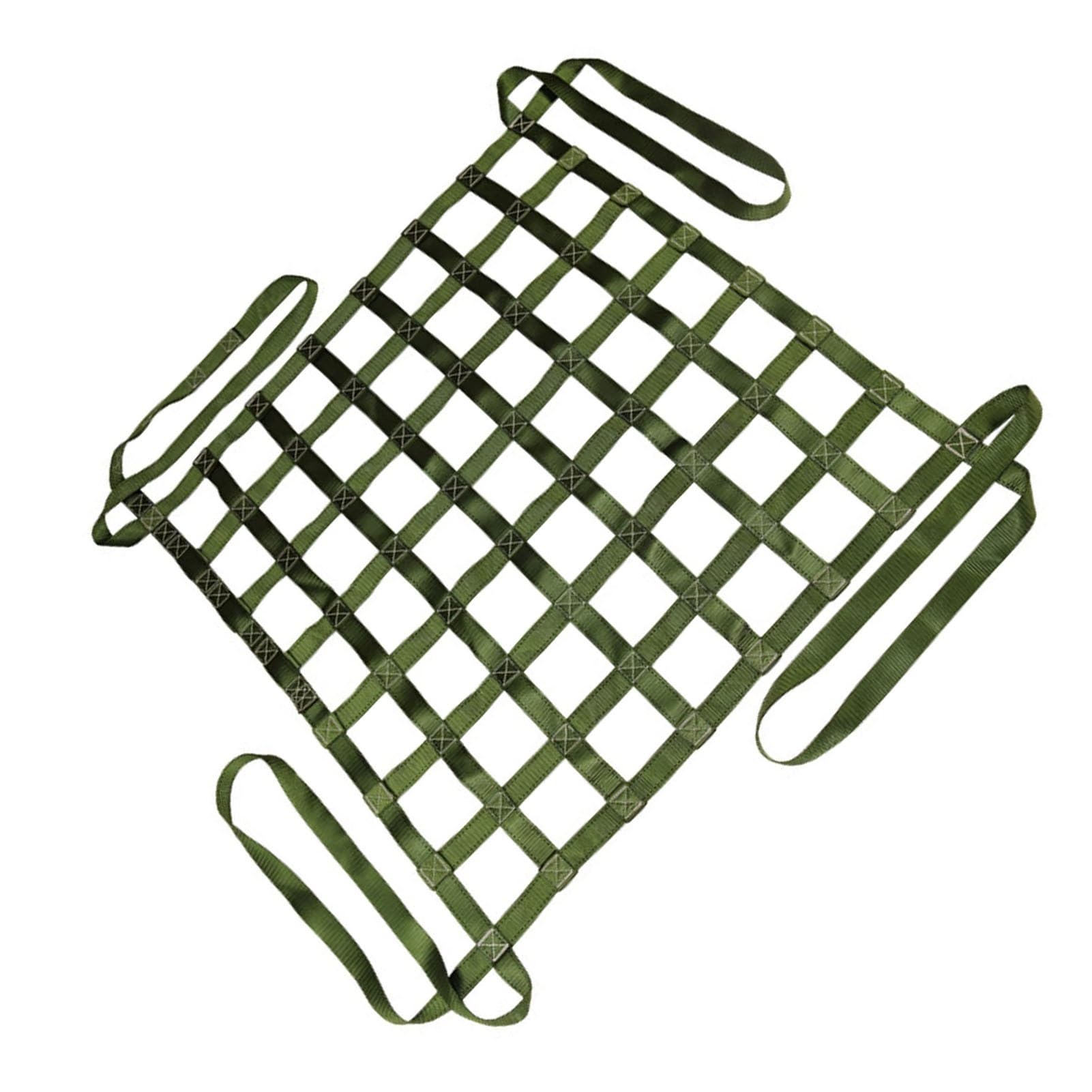 GDHKDDFL Nylon sling nets, Lifting Cargo Net, Bungee, Load 0.3-3.5Ton, Orange(1 X 1M/Mesh 10cm/Load 500kg)