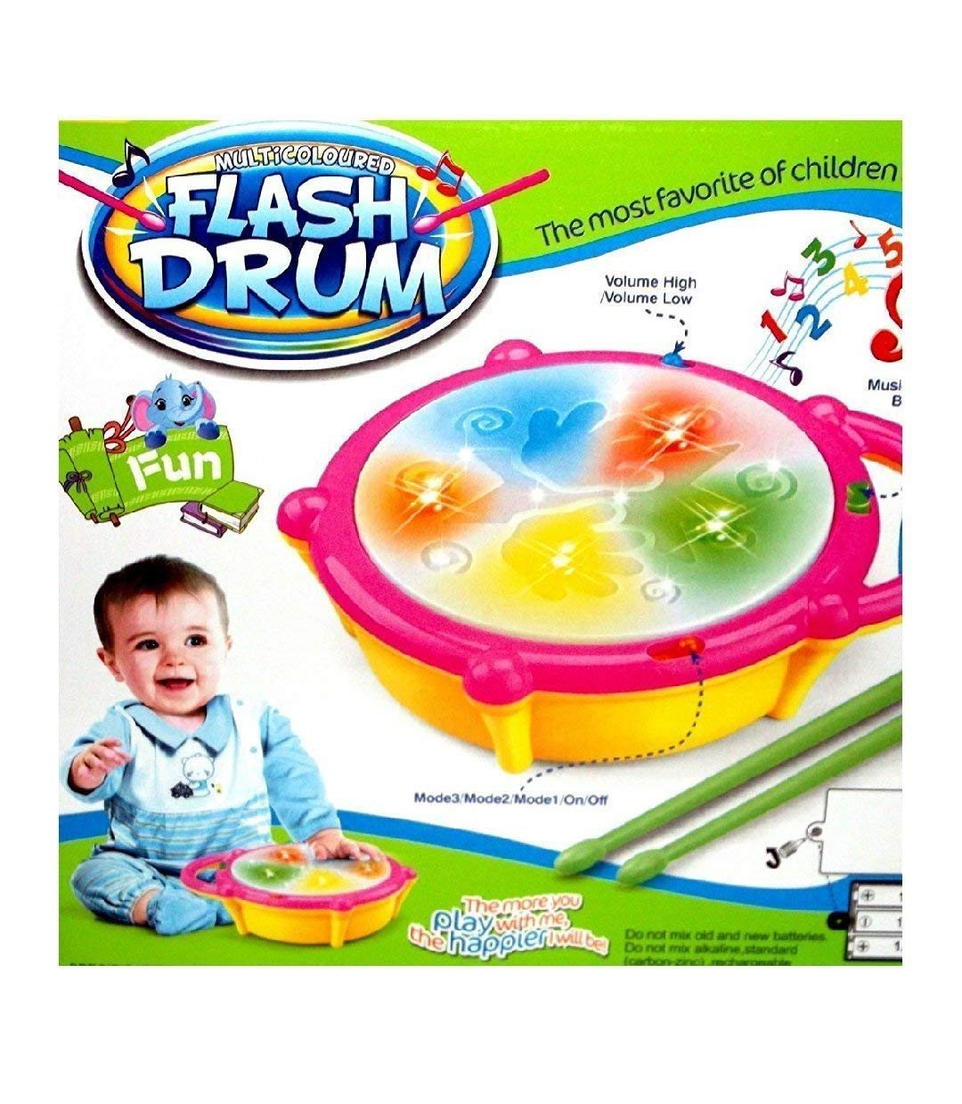 CCC Flash 3D Flash Drums Toys for Kids with Lights & Musical,Good Quality Plastic(Multi Color, Pack of 1) y (B09GY4YKF7) Amazon Price History, Amazon Price Tracker
