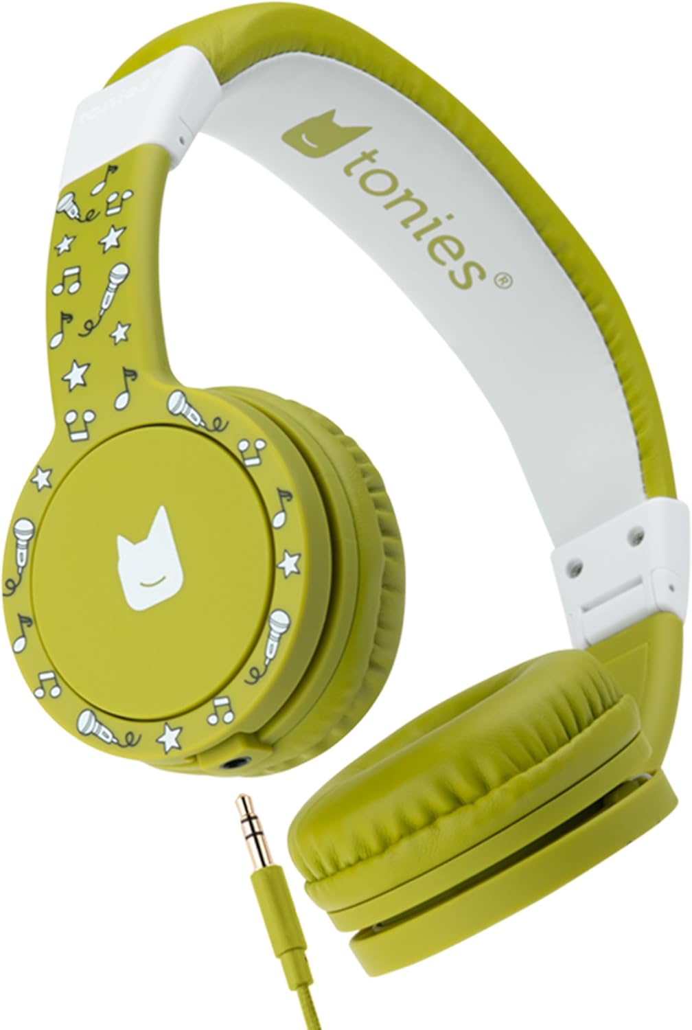 Toniebox 1 Audio Player Bundle with Playtime Puppy, Headphones, and Carrying Case - Green