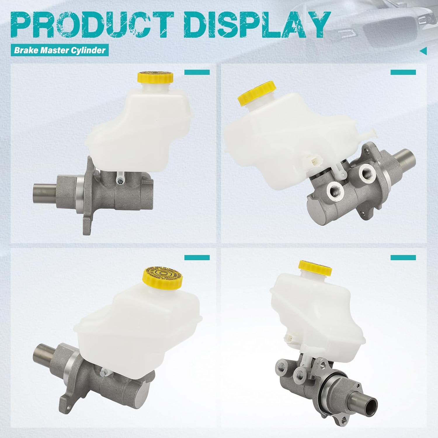 Brake Master Cylinder with Reservoir and Cap Compatible with Chrysler and Dodge Vehicles - 300 2009-2019, Challenger 2011-2019, Charger 2009-2019- Replaces# M630610