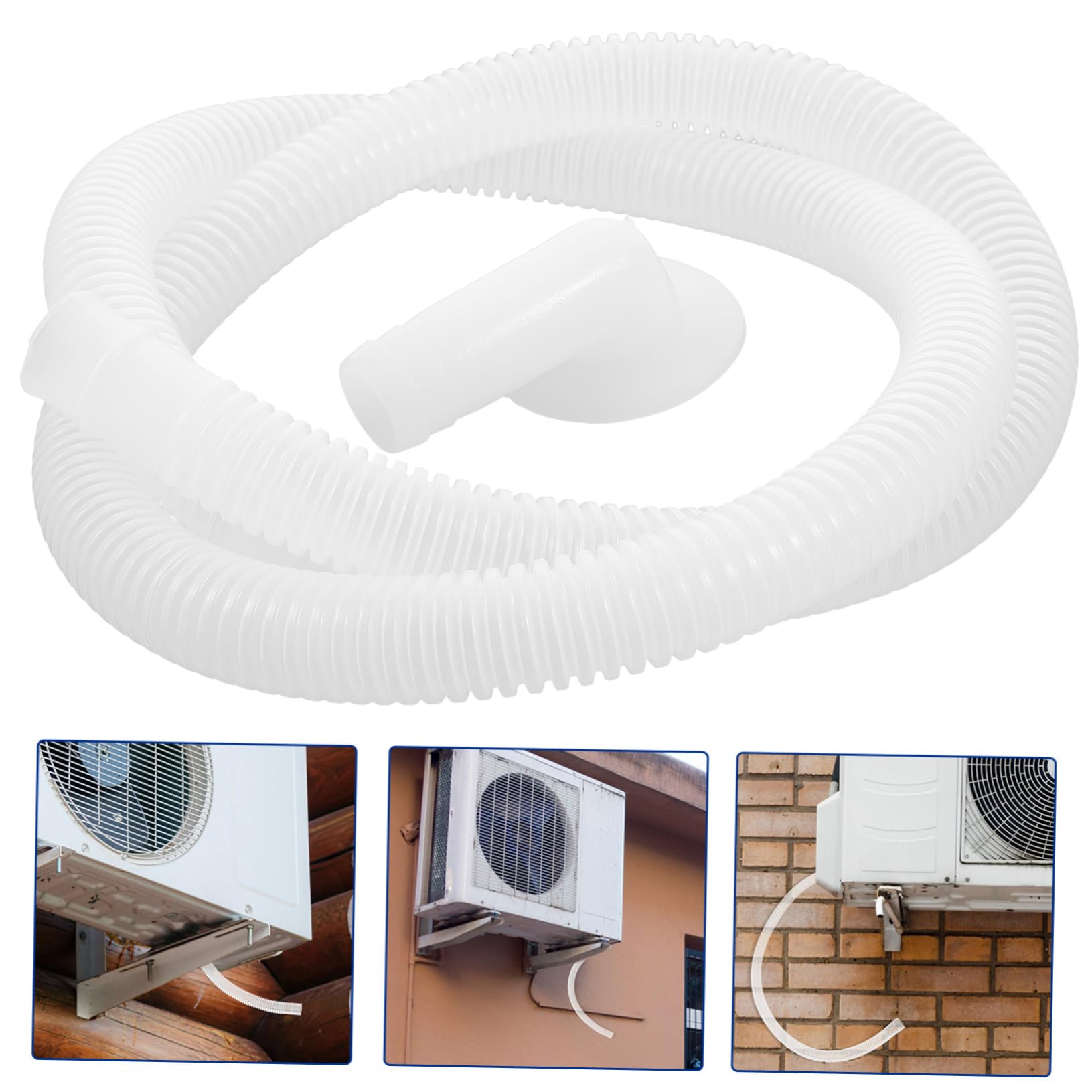 WHAMVOX Air Conditioner Drain Kit - PVC, ABS, Rubber Hose Universal Drain Pipe - Clear Tubing, As Shown, 6.5X4.2cm - Image 4