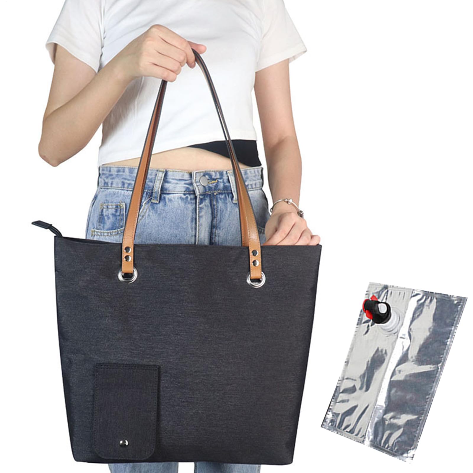 Sac à vin isotherme évite le réchauffement avec son bec verseur pratique