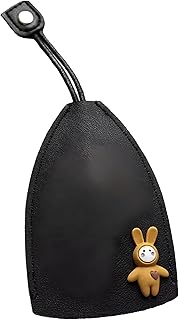 حامل المفتاح - لطيف الكرتون بو الجلود واقية حامل المفتاح مع سحب نوع التصميم وقدرة كبيرة لتنظيم مفاتيحك