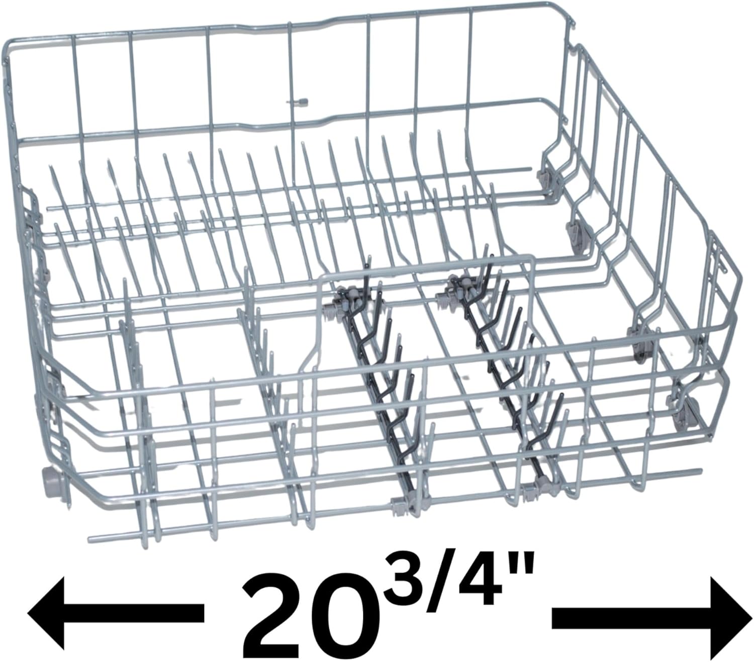 20000533 Dishwasher Lower Rack Complete +Wheels Replacement and Compatible with Select Bosch Model #s