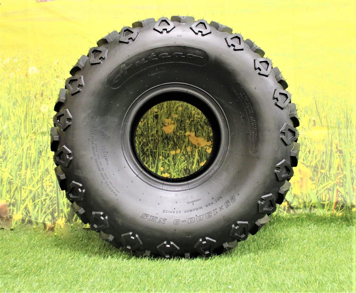 25x13.00-9 Tire for Gator, ATV, UTV, Side by Side Golfcart, and Caymon