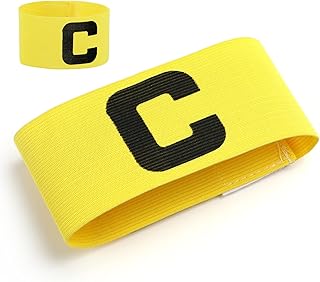 VICASKY Youth Size Football Football Captain Armband Soccer Player Armband Adjustable Rugby Basketball Sport Player Band Football Soccer Captains Armbands Captain Armband Youth Football