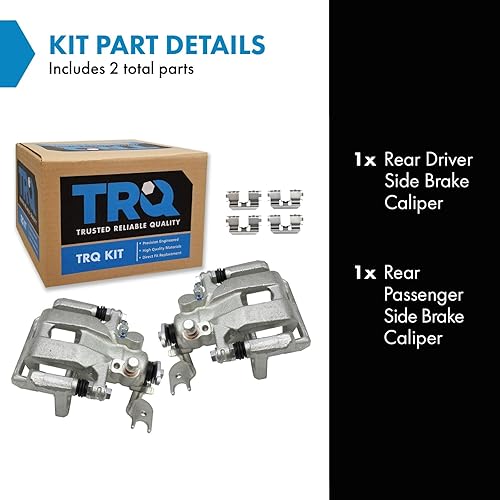 Vista 720 de TRQ - Juego de pinzas de freno delantero