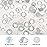Novani 3000 Pieces Flatback Rhinestones Glass Round Gems White Opal Crystals for Nail Art DIY Crafts Clothes Shoes,SS8,2.3-2.5mm