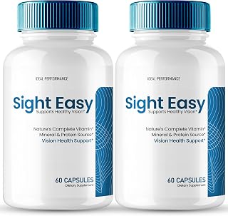Sight Easy Eye Vitamins & Mineral Supplements Capsules - Maximum Strength, SightEasy for Healthy Vision and Eye Function Support, All Natural Advanced Formula Eye Health Support Reviews (2 Pack)