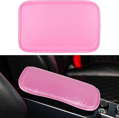 Vista 7 de Amiss - Almohadilla para consola central de auto, funda impermeable de piel sintética para reposabrazos de coche, almohadilla universal resistente