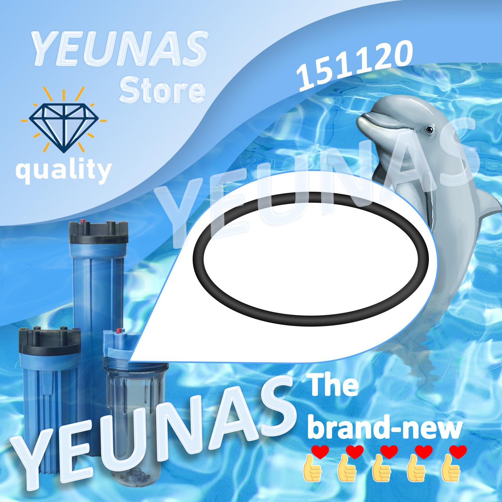 151120 - Junta tórica de repuesto para tapa modelo HF-150 HF-150A HF-160 HF-360 piscinas y spa