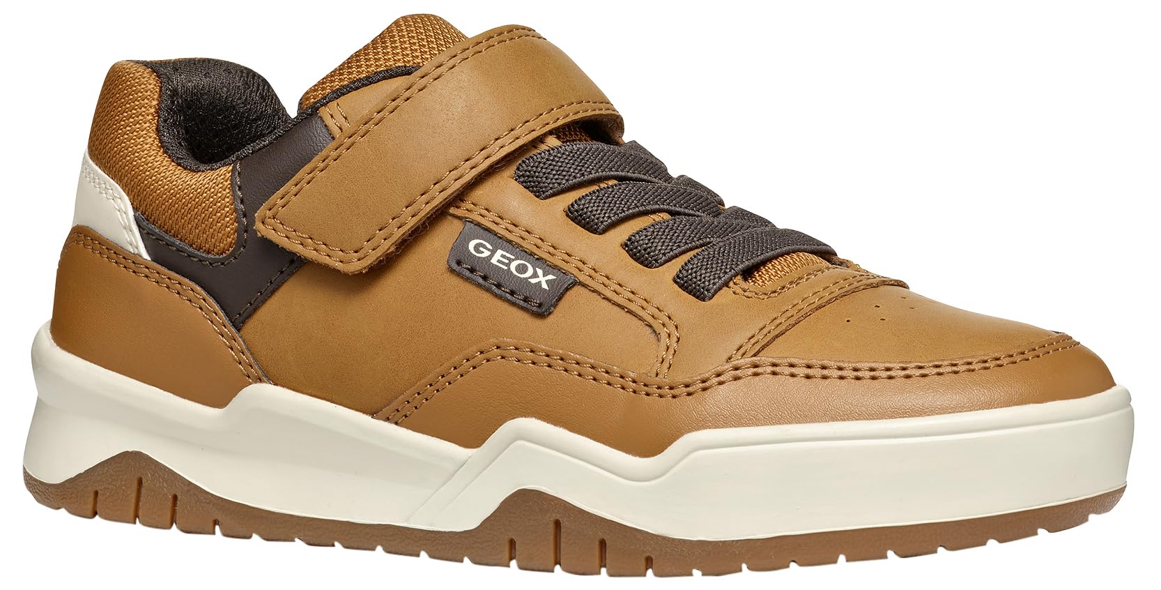 Geox J Perth BOY E Sneaker, Brown, 10 UK Child