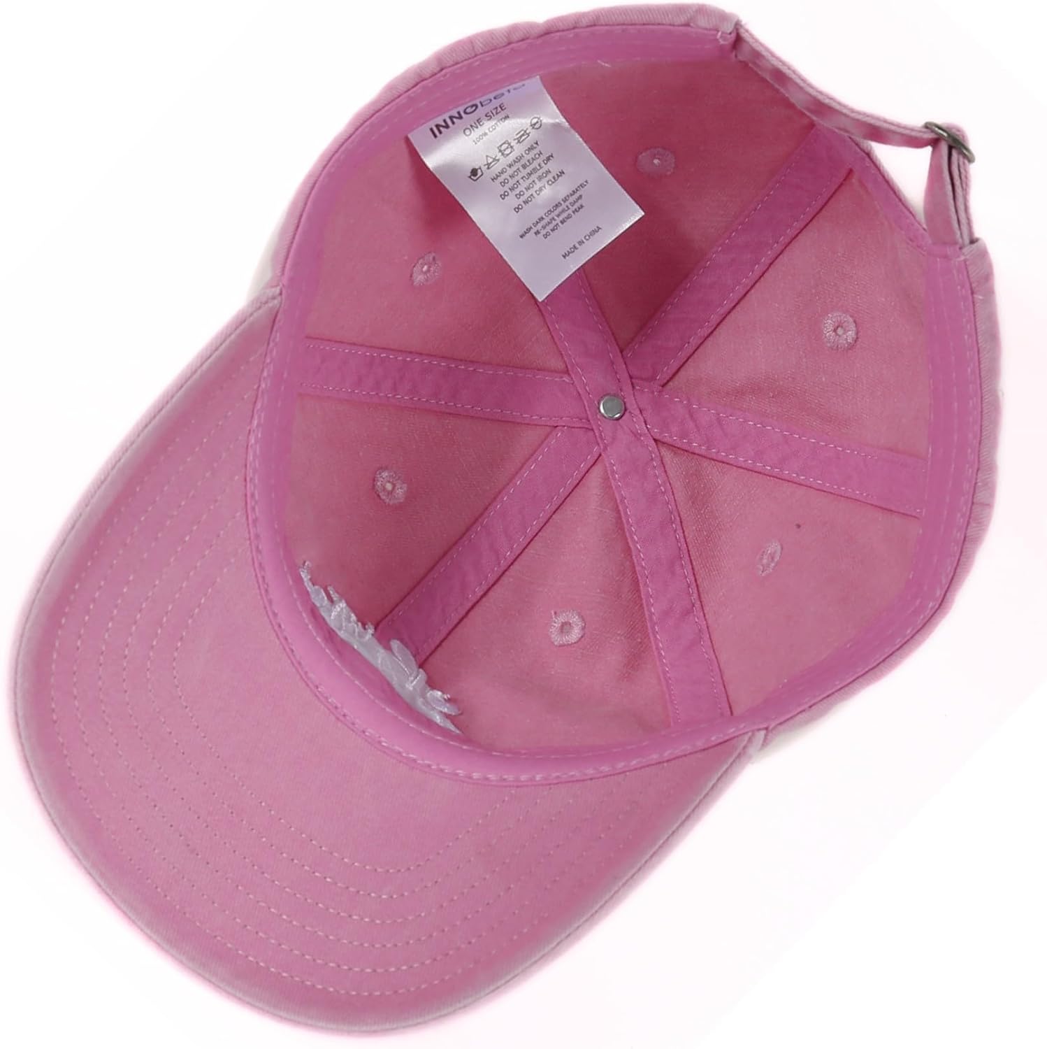 InnoBeta Big Sister Gifts Cap for Girls, Adjustable Embroidered Baseball Hat - Pink - Image 7
