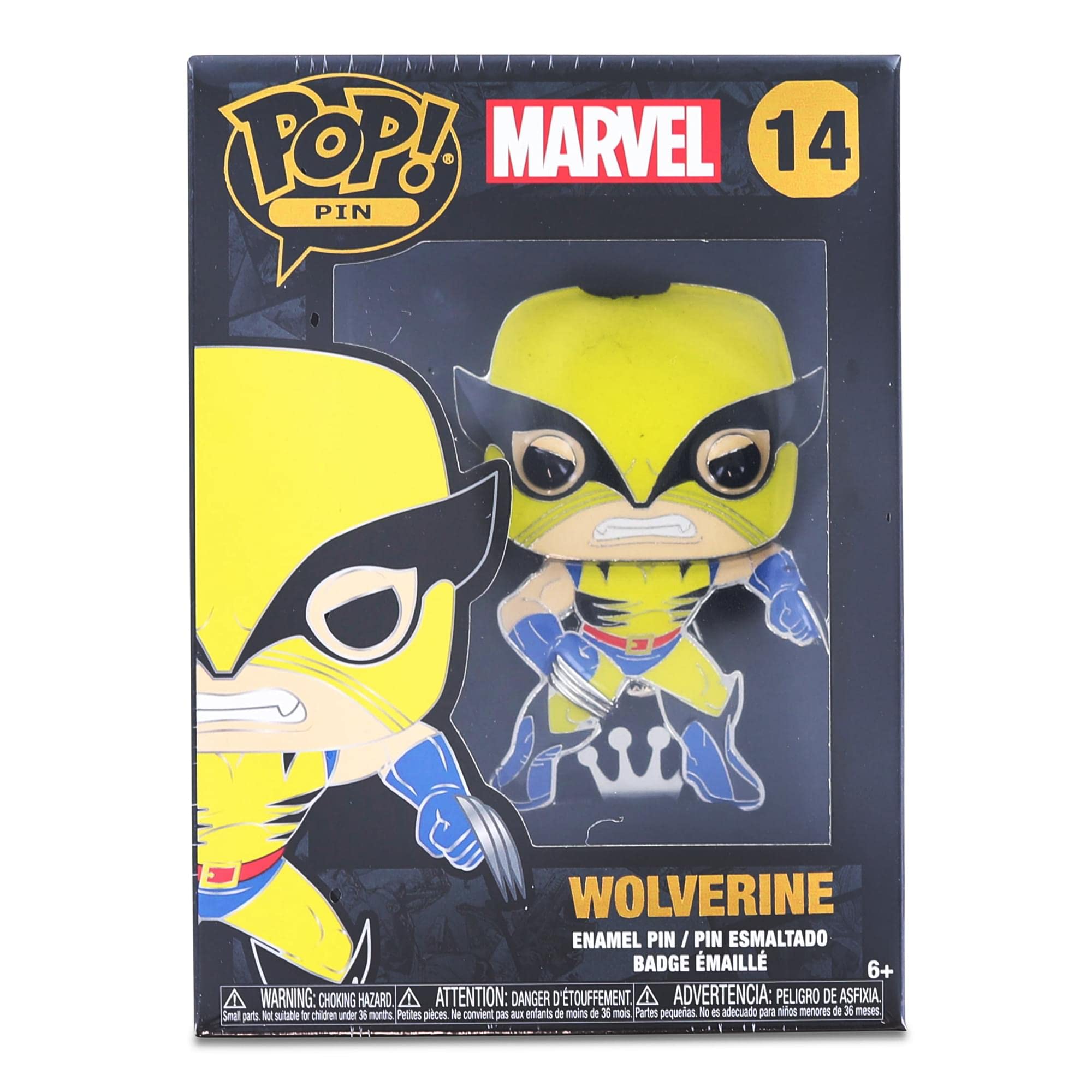 Funko Pop Pin Marvel - X-Men - Wolverine with Chase (Styles May Vary), Enamel Pin Collectibles 3-4 Inches Tall