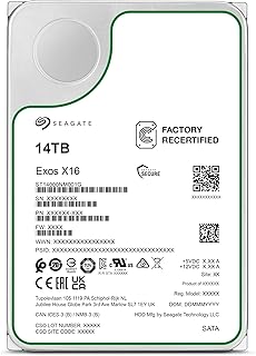 Seagate Exos X16 14TB server internal hard drive ST14000NM001G 3.5" HDD SATA 6Gb/s 7200RPM 256MB Cache